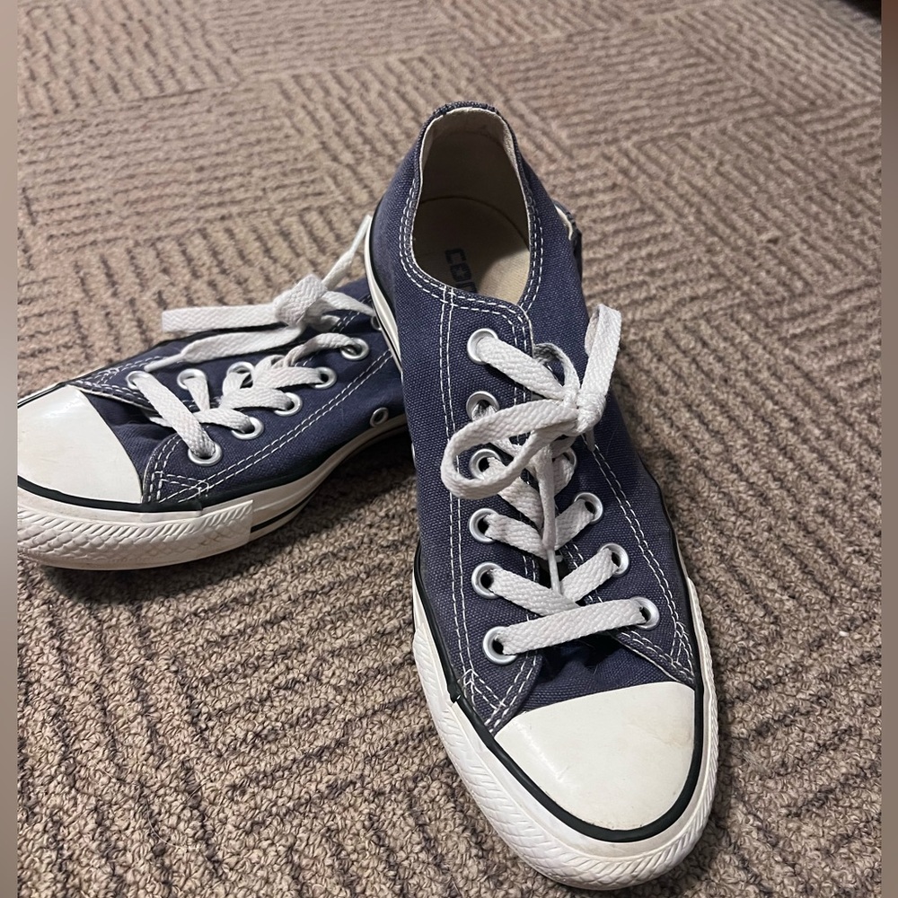 Converse Classic Navy and White Sneakers